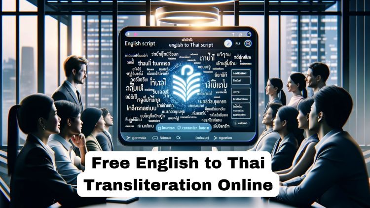 English to Thai Script Transliterator - Phonetic Conversion Tool