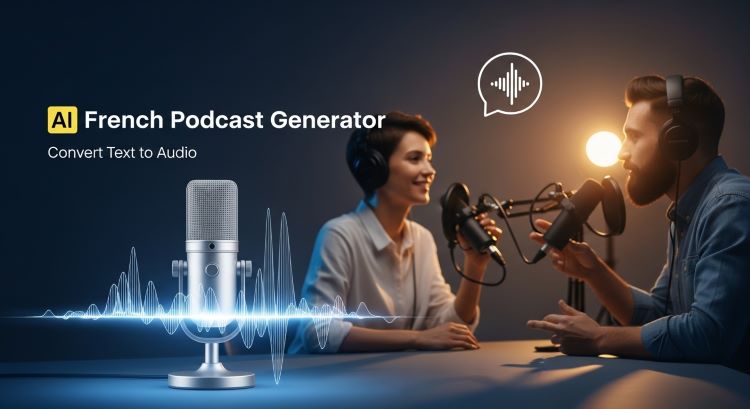 Free AI French Podcast Generator | Convert Text to Audio