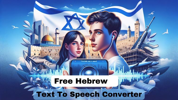 Free Hebrew Text To Voice Converter Online - Natural Accent