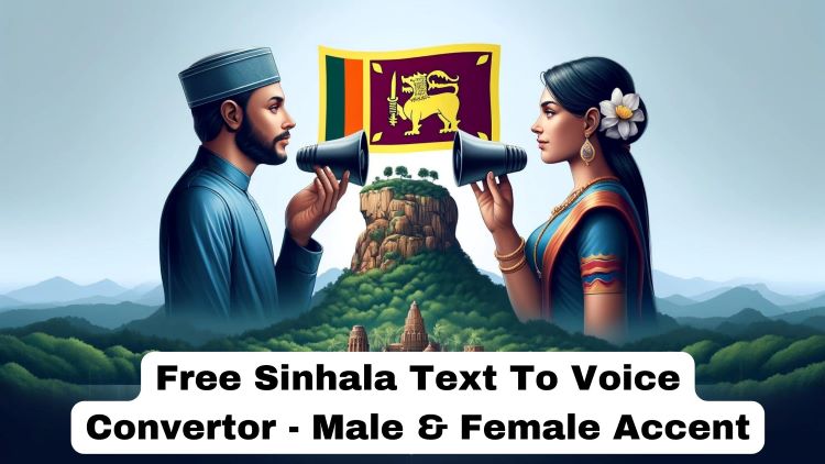 Free Sinhala Text To Voice and Accent Generator  Online