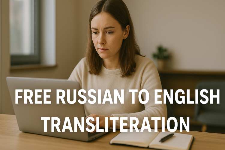 Free Russian to English Transliteration Tool | Cyrillic Converter